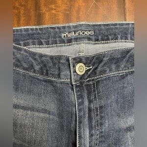 Maurices Dark Wash Ankle Jeans - Indigo Blue